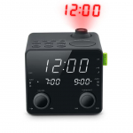 Muse M-189 P, must - Kellraadio