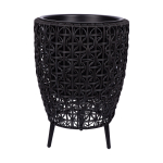 Lillepott WICKER 38x38xH54cm, must