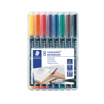 Permanentne marker OHP STAEDTLER Lumocolor 318 F 0,6mm 8 v&auml;rvi komplekt
