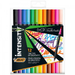 Viltpliiatsid BIC Intensity kahe otsaga 12 v&auml;rvi