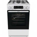 Gorenje, 70 L, laius 50 cm, valge - Gaasipliit elektriahjuga
