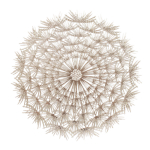 Lauamatt DANDELION, kuld