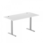 Adjustable Height Table Up Up Bjorn Gray, Table top L White
