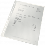 Kiletasku k&ouml;idetav A4 LEITZ Recycle 100mic &uuml;levalt avatud matt 25tk