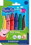 Viltpliiatsid STAEDTLER Junior Peppa Pig 6 v&auml;rvi
