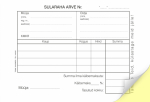Blankett A6 sularaha-arve/kassa sissetuleku order isekopeeruv 50l pakis