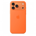 Apple Silicone Case with Magsafe, iPhone 17 Pro Max, oranž - &Uuml;mbris
