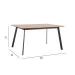 S&ouml;&ouml;gilaud HELENA 160x90xH75cm, tamm