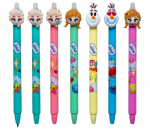 Retractable erasable pen Colorino Disney Emoji Frozen