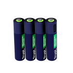 BATTERY RECH. LI-ION AAA/500MAH USB-C 4PACK 25671 TRUST