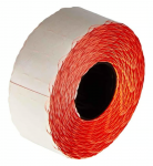 Kleebisetikett hinnap&uuml;stolile/hinnap&uuml;stolilint BLITZ 26x16mm punane 1000tk rullis