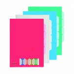 Kiletasku L-tasku A4 CENTRUM 4- osaline 160mic assortii v&auml;rvid