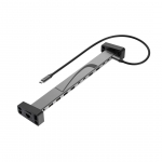 Hama Connect2Office, USB-C, 12 ports, 100 W, hall - S&uuml;learvuti dokk