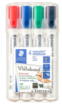 Tahvlimarker komplekt STAEDTLER Lumocolor 351 l&otilde;igatud otsaga 4 v&auml;rvi