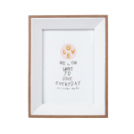 Pildiraam DECOR, 10x15cm, valge/puit