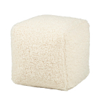 Padi LARRY kuubik, 25x25x25cm, naturaalvalge, 100% pol&uuml;ester, kangas 464