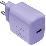 Puro DAILY 1, USB-C, 30 W, lilla - Laadija
