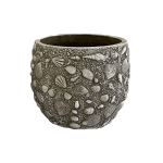 Lillepott SUNNY SHELL D27xH25cm, beež