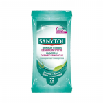 Puhastuslapid niisutatud desinfitseerivad SANYTOL 72tk pakis