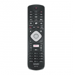 Savio RC-10, Philips TV, must - Teleri asenduspult
