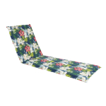 Lamamistooli kate SUMMER FLOWER 55x190x5cm, tume lillemuster, 100% pol&uuml;ester, kangas 472