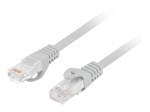 LANBERG Patchcord cat.6 UTP 3m grey