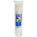 Kohvitops sangaga 175ml SMILE kartongist valge 50tk