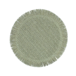 Lauamatt SUZAN D38cm jute, roheline