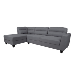 Nurgadiivan HELSINKI VN 268x158/83xH88cm, tumehall