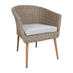 Tool NORWAY bee&thorn; 61x62xH76cm, alumiiniumraam, kunstrotang