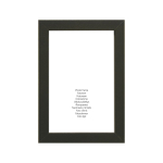 Pildiraam 15x20cm NINA Black MDF must raam