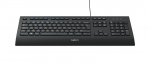 Logitech K280e Wired Keyboard, USB, US, Black
