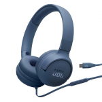 JBL Tune 520C, sinine - K&otilde;rvapealsed k&otilde;rvaklapid