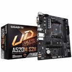 Mainboard GIGABYTE AMD A520 SAM4 Micro-ATX Memory DDR4 Memory slots 2 2xPCI-Express 3.0 1x 1xPCI...