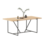 S&ouml;&ouml;gilaud CINDY 180x90xH75cm, melamiin tamm