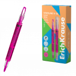 Tekstimarker kahe otsaga ERICH KRAUSE Visioline V-16 Zoom Neon roosa