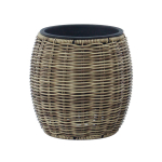 Lillepott WICKER D20xH20cm, helepruun