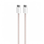 Puro Fabrik 2.0, USB-C to USB-C, 60 W, roosa - Kaabel