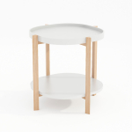 Abilaud NORAH 50x50xH55cm, valge