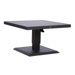 Laud TOMSON 85x85xH52-75cm, tumehall