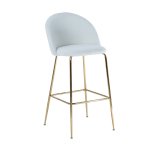 Baaritool BEETLE 52x54xH105cm, valge