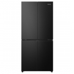 Hisense, Cross Door, No Frost, 483 L, k&otilde;rgus 179 cm, must - SBS-K&uuml;lmik