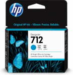 HP 712 (3ED67A) Ink Cartridge, Cyan