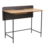 Kirjutuslaud HARPER 100x49,5xH85cm, saar/must