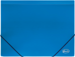 Plastmapp kummiga A4 sinine