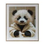 Seinapilt WALLY 40x50cm, panda beebi