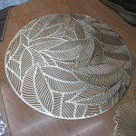 Lauamatt ROUND LEAF, h&otilde;be