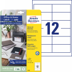 Kleebisetikett AVERY Zweckform Ultragrip 97x42,3mm 10 lehte (611.903)