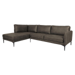 Nurgadiivan SOFIA VN 257x168/83xH82cm, tume oliiv