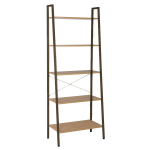 Riiul SANCIA 64x34xH164cm, tamm/pruun